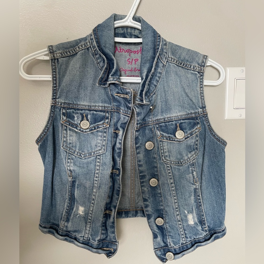 Aéropostale Jean Vest